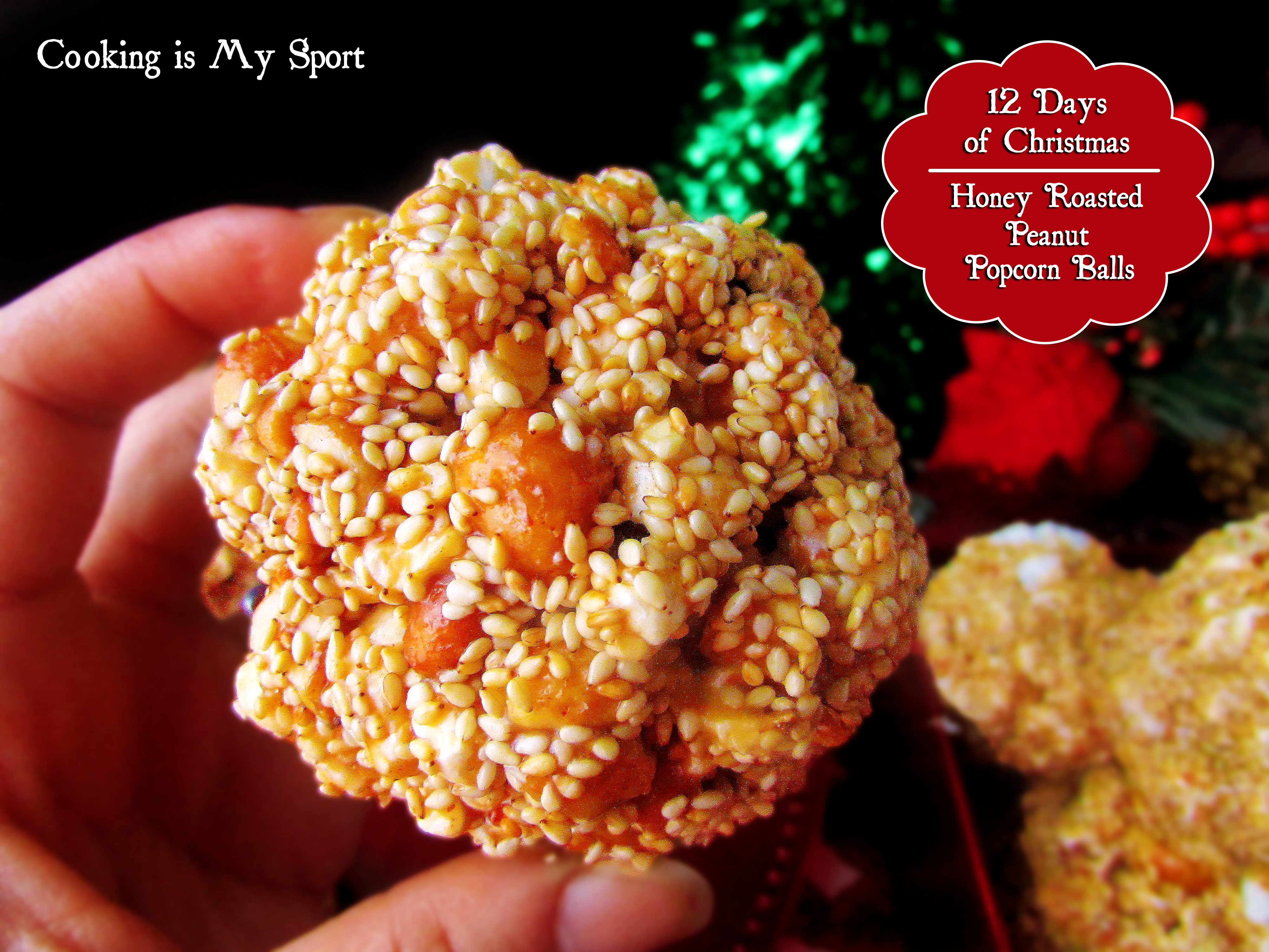Honey Roasted Peanut Popcorn Balls1