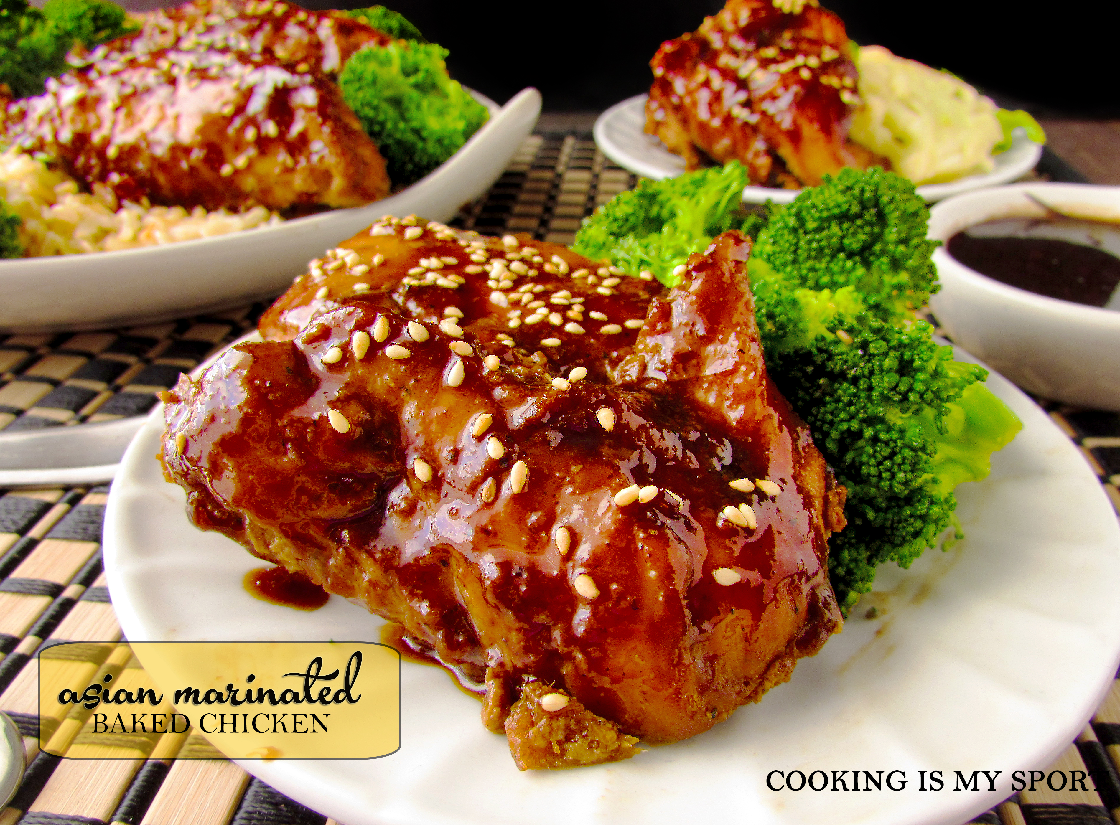 Asian Marinated Baked Chicken1