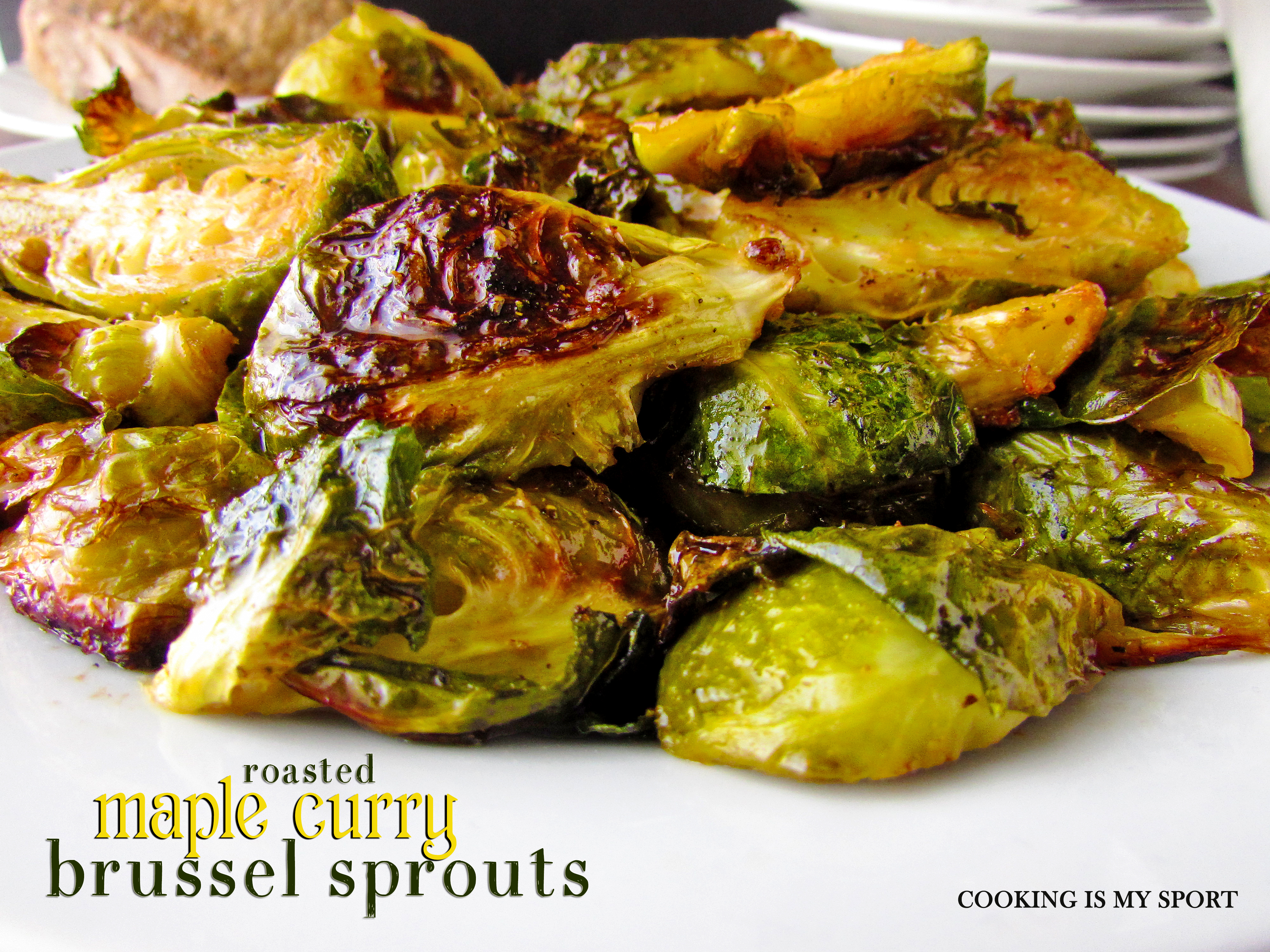 Maple Curry Brussel Sprouts5