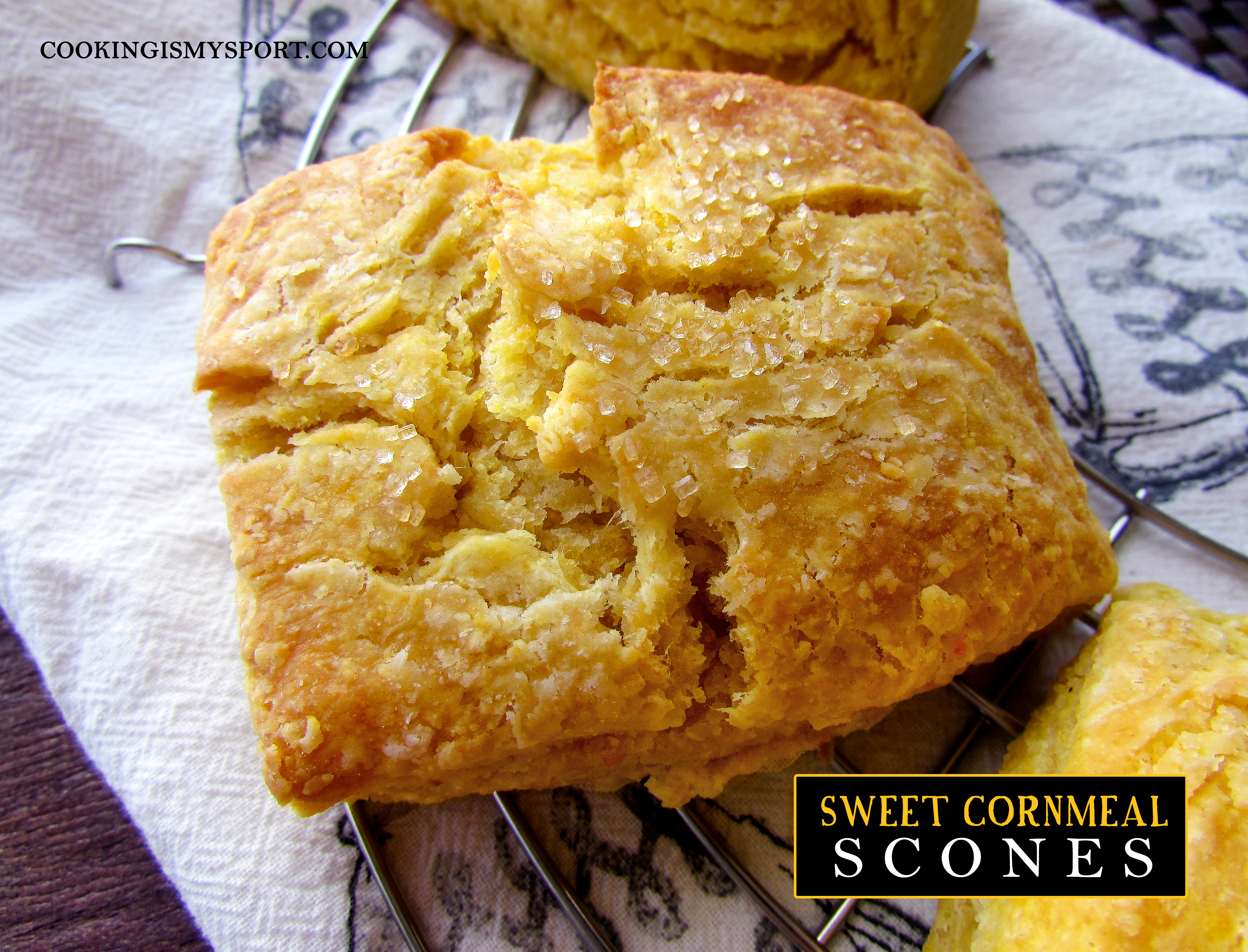Sweet Cornmeal Scones5