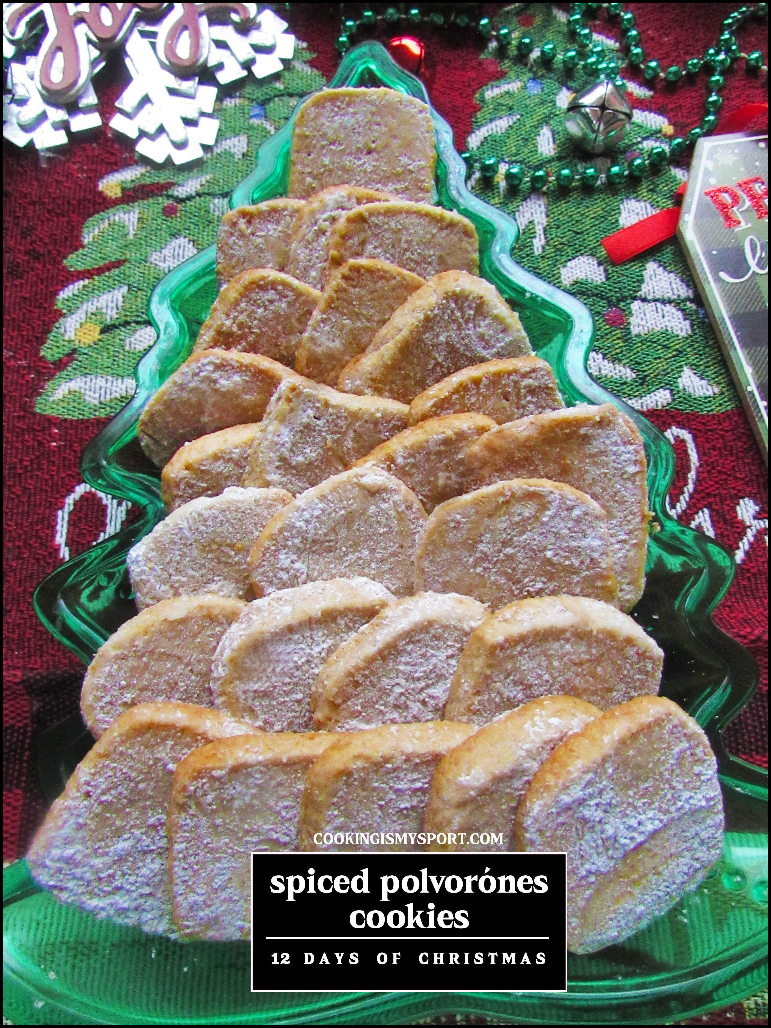 Spiced Polvorónes Cookies